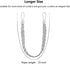 Blulu 6 Pieces Braided Curtain Tiebacks with 6 Metal Hooks for Window Curtain Accessories (Silver)