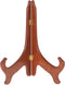 Bard's Hinged Medium Wood Plate Stand, 11" H x 8.5" W x 6" D for 10" - 14" Plates