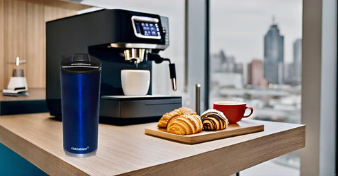 Travel Coffee Mug, 16 Oz. Stainless Steel Insulated Tumbler, Leak Proof Double Wall Travel Coffee Cup for Hot & Cold