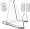 30pcs Card Display Stand, 2.2 Inch Small Transparent Acrylic Holder for Business Cards, Mini Clear Easel