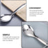 Hemoton 4Pcs Stainless Steel Rice Spoon Set, Non-Stick Rice Paddle, Cooking Spoon for Home Kitchen, Soup Spoons