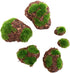 6Pcs Foam Moss Green Hay Stone: DIY Family Garden Decoration for Miniature Landscape