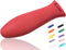 Silicone Hot Handle Holder, Large Red Potholder for Cast Iron Skillets & Pans, Handle Cover