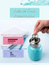 Mini 7 oz Stainless Steel Water Bottle, Small Vacuum Insulated Leak Proof Sport Tumbler for Hot and Cold Water, Rose