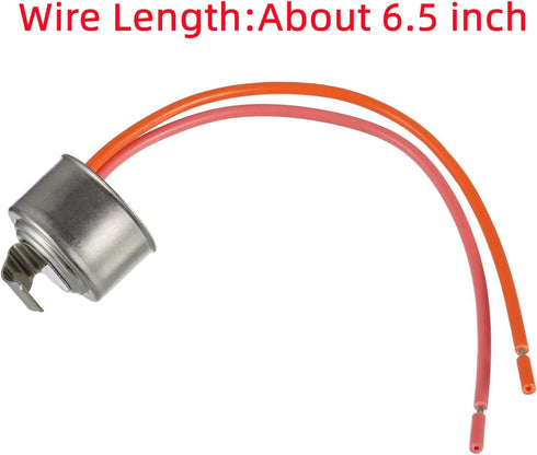 BOJACK Refrigerator Bimetal Defrost Thermostat Replacement Part - Replaces WP4387503, 343917, 61002113, PS11742474,