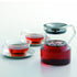 KINTO CAST 23088 One-Touch Teapot, 23.7 fl oz, Heat-resistant Glass, Microwave and Dishwasher Safe