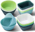 Silicone Cupcake Liners, 36 Pack Reusable Baking Muffin Cups, Nonstick Pastry Cake Molds, Bento Lunch Box Dividers
