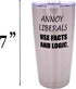 Rogue River Tactical Funny Annoy Liberals Use Facts and Logic, 20 Ounce Large Stainless Steel Travel Tumbler Mug
