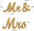 Mrs & Mr Letters Decorative Signs, Sweetheart Table Wedding Decoration