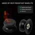uxcell 2pcs Lid Knobs for Pans Pots - Heat Resistant Plastic Knob Handle for Kitchen Bakeware (Black)