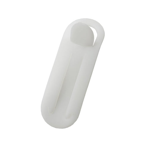 NAHANCO PB100 Plastic Piggy Back Connectors for Clothes Hangers, Natural (Pack of 100)