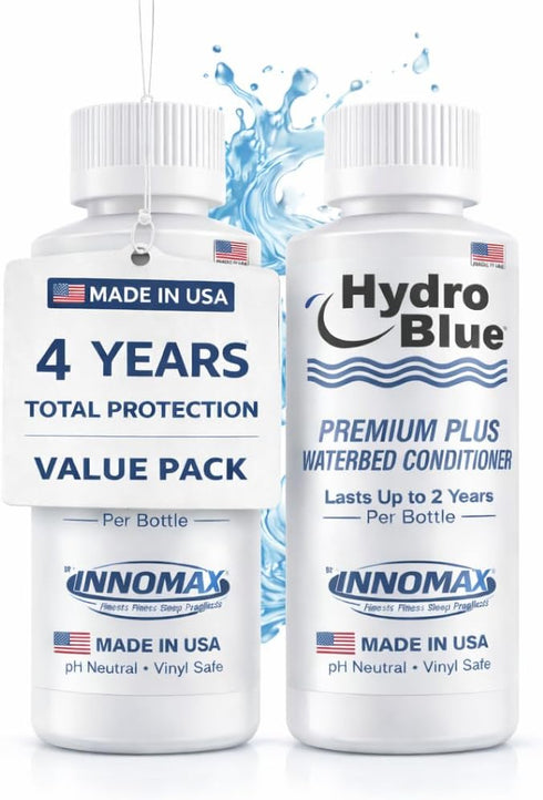 GCA Hydroblue Premium Waterbed Conditioner Multi-Purpose Additive for All Waterbed Mattress Types,