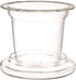 Teabloom Universal Glass Tea Infuser with Dual-Purpose Lid/Coaster - Hygienic Non-Toxic Glass Filter for Loose Tea