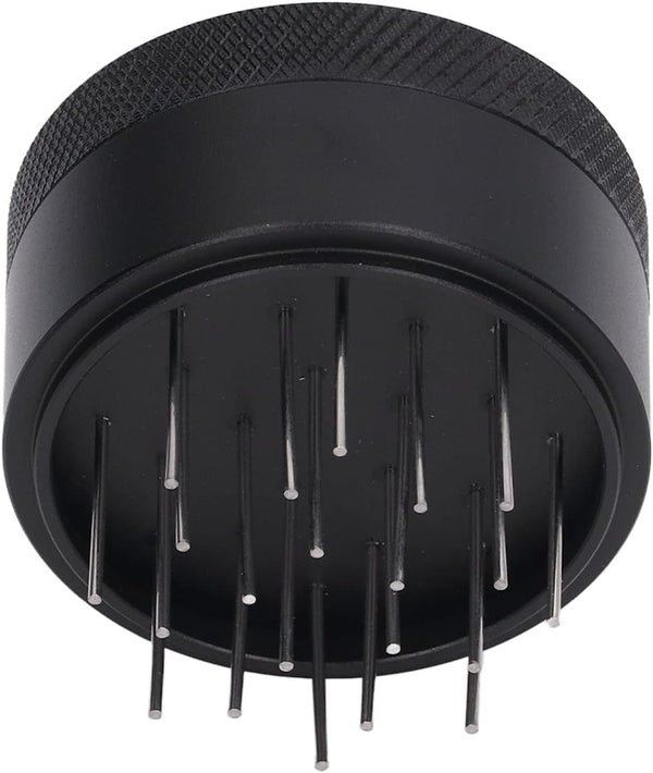 Coffee Needle Distributor, 21 Needles Coffee Cloth Powder Stirrer with Base and Stainless Steel Needle for Cafes and