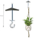 Alovexiong 4 Pack Carbon Steel Plasterboard Ceiling Hooks - Heavy Duty Spring Toggle Wing Bolts for Hanging
