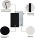 Filters C Compatible Idylis Air Purifier IAP-10-200 & IAP-10-280, Part # IAF-H-100C - 1 HEPA Filter & 2 Carbon Filters