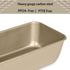 Glad Nonstick Loaf Baking Pan - Heavy Duty Metal Bakeware for Bread and Cakes, 9.5 x 5.5 x 3 inches