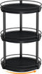 Snughome Lazy Susan Organizer, 3 Tier Rotating Spice Rack for Countertop, Turntable