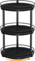 Snughome Lazy Susan Organizer, 3 Tier Rotating Spice Rack for Countertop, Turntable