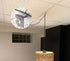 Cutelec 6 Sets Ceiling Hook Clips, White Metal T-Bar Track Clip Hanger for Home Hanging Plants Decorations