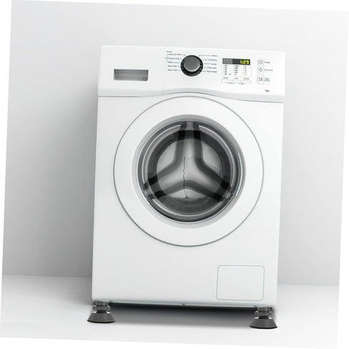 Laundry Pedestal 4 pcs Anti-Slip Heightening Feet Mat for Washer Dryer Foot Pads