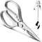 LONJYI Multi Function Kitchen Scissors, Heavy Duty Stainless Steel Shears with Ultra Sharp Blades for Chicken, Meat,