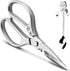 LONJYI Multi Function Kitchen Scissors, Heavy Duty Stainless Steel Shears with Ultra Sharp Blades for Chicken, Meat,