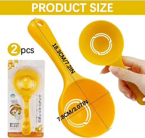 DOERDO 2PCS Plastic Rice Paddle Food Service Spoon Semicircular Rice Ball Spoon for Rice Mashed Potato, Sushi Making Tools