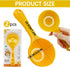 DOERDO 2PCS Plastic Rice Paddle Food Service Spoon Semicircular Rice Ball Spoon for Rice Mashed Potato, Sushi Making Tools