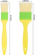 Pastry Brushes Basting Oil Brush for Spreading butter, oil, or egg wash,Cooking Baking BBQ Oil Brush (2, 1in, 2in) by yeabwps
