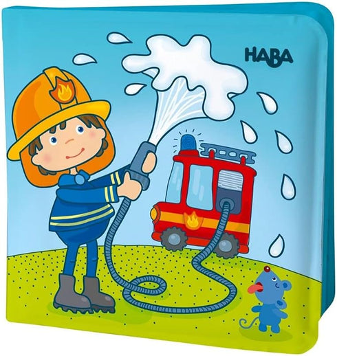 HABA Magic Color Changing Bath Book: Fire Brigade, Bath Toys for Toddlers 1-3