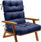 MAGIC ELEPHANT High Back Chair Cushion, Indoor Outdoor Memory Foam Chair Cushion