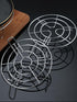Round Cooling Racks Dia 11" for Cooking & Baking, 304 Stainless Steel Steamer Rack for Air Fryer, Cake Pans