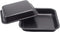 2pcs Mini Baking Pans, 8 X 8 Inch Square Cake Pan, Nonstick Heavy Carbon Steel Bread Pan Bakeware