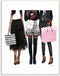 Stupell Industries Fashion Models Brands Glam Watercolor Wall Plaque, Designed by Amanda Greenwood Art, 10 x 0.5 x 15