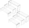 Acrylic Display Stand Riser - Clear Small Decorator Stand Shelf for Figures, Jewelry, Cupcake, Dessert - 2 Sets