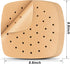 Air Fryer Liners, 200Pcs Square 8.5 Inch Perforated Parchment Paper Sheets for Baking, HOFHTD Parchment Paper