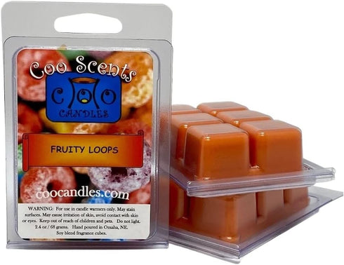 3 Pack Soy Blend Wickless Candle Bar Wax Melt Bars - Fruity Loops Scented