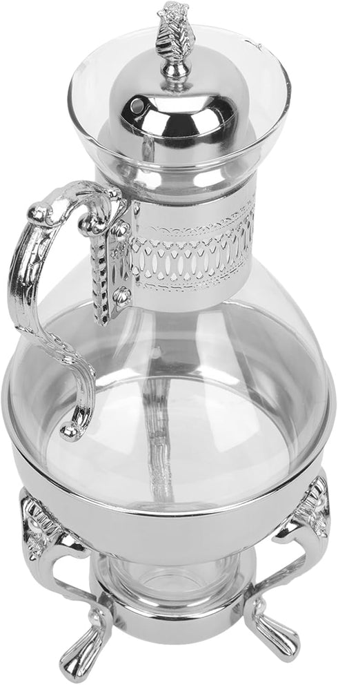Gadpiparty Heated Coffee Pot, Turkish Coffee Machine, Ceramic Teapot, Glass Water Kettle