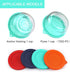 Sophico 1 Cup Round Silicone Storage Cover Lids Replacement for Anchor Hocking and Pyrex 7202-PC Glass Bowls (Container not Included) (Mint - 2 pack) by SOPHICO