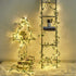 Kitstar 30LEDs 10ft, Green Garland Tiny Leaf Vine String Light Timer Function Wedding Party Christmas Holiday Patio