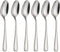 Stainless Steel Dinner Spoons 18/0, 6 Pcs Dessert Spoons 7.08 Inches, Silver, Dishwasher Safe for Home, Kitchen