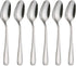Stainless Steel Dinner Spoons 18/0, 6 Pcs Dessert Spoons 7.08 Inches, Silver, Dishwasher Safe for Home, Kitchen