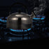 ABOOFAN Whistling Tea Kettle - Stainless Steel 2L Teapot for Stovetop Hot Water, Fast Boil Silver Kettle