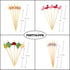 Handmade Cocktail Picks 200 Counts Natural Bamboo Toothpicks Party Supplies (Flamingo) Sticks