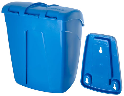 San Jamar SI2000 Saf-T-Ice Plastic Scoop Caddy, 86 oz, Blue
