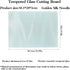 Tempered Glass Cutting Board for Kitchen Countertop, Durable Chopping Board, Scratch & Heat Resistant, Dishwasher Safe, Round/Rectangle