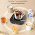 YsyYey 24W 3 Settings Electric Coffee Cup Warmer for Office Desk, Mug Warmer Plate with Auto Switch Off, Heat Tea