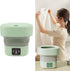 Portable Washing Machine - Foldable Mini Washer with Spin Dryer for Underwear, Baby Clothes, Small Items, Travel