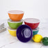 Set of 6 100% Melamine 28oz Salad Bowls, 6 inch Round Dinnerware for Home Dinner Party or Picnic, Break-resistant